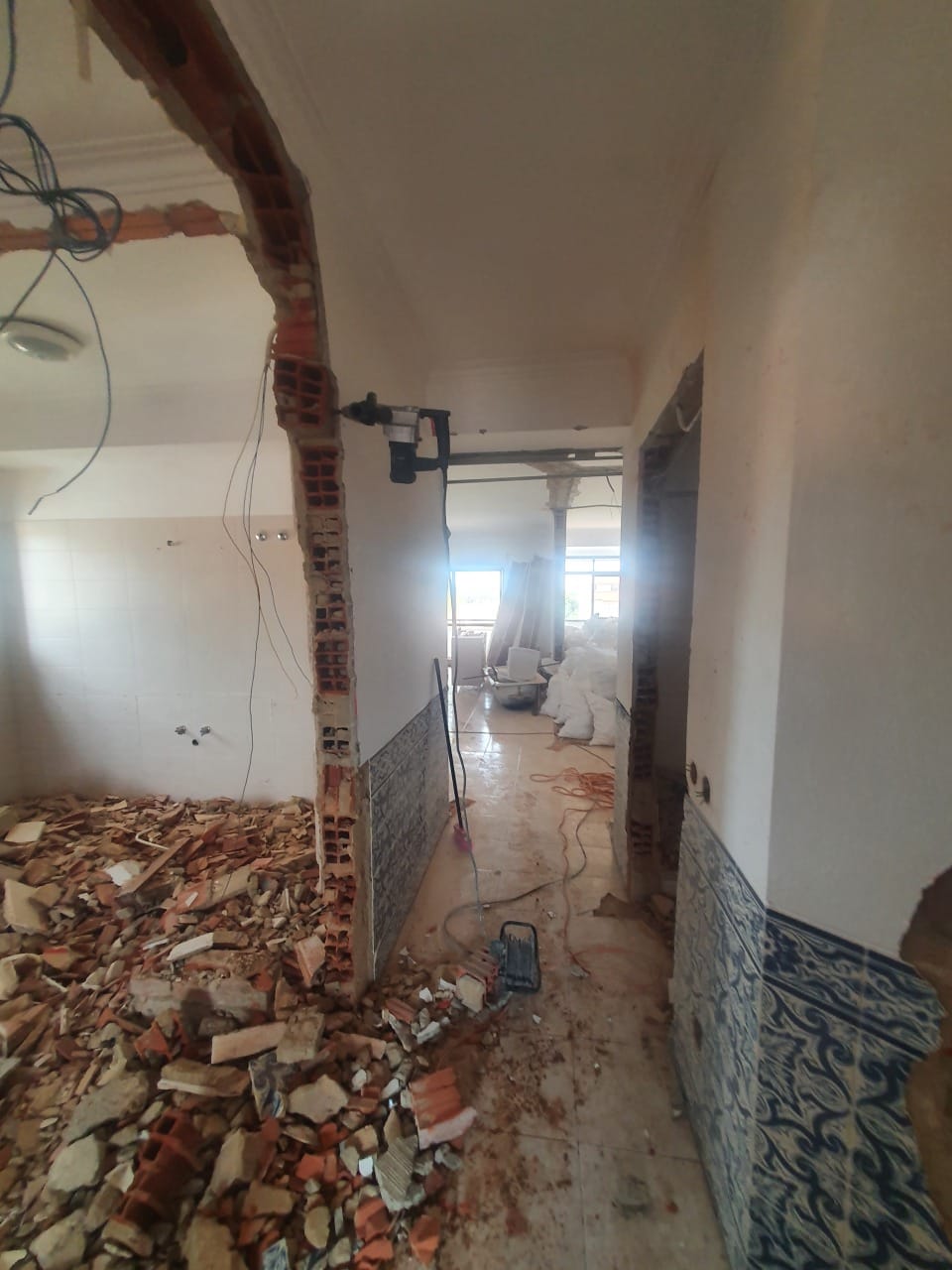 Acabamento em mármore