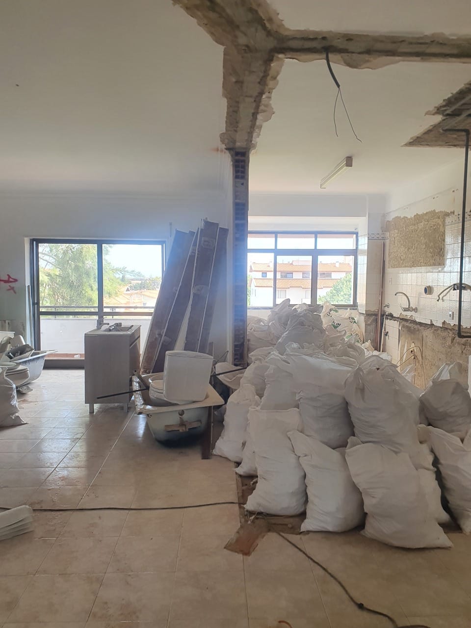Cozinha em remodelação